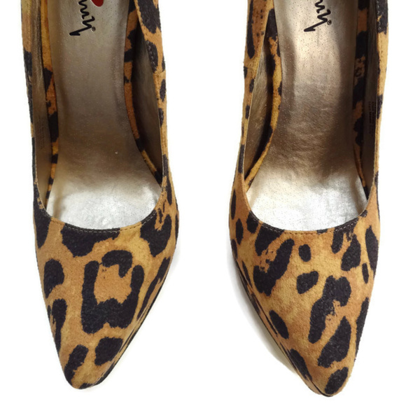 NWB Luichiny Leopard Platform Stiletto Pump Heel 8 - Picture 2 of 8